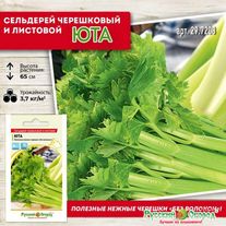 Семена Сельдерей черешковый и листовой Юта 0.5 грамма семян Русский Огород