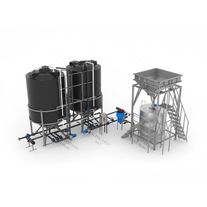 Автоматизированный смешивающий растворный узел