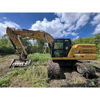 Гусеничный экскаватор CAT 330 с мульчерной фрезой