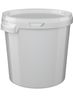 Ведро пластиковое 30 литров круглое, арт. ВБ 30м, код: 12520